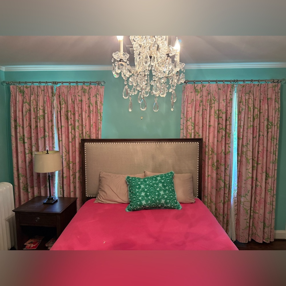 Custom Made Lilly Pulitzer Curtains